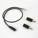 RJ9 To 3.5mm Professional Female Data Cable Converter 11.8 Inch Universal