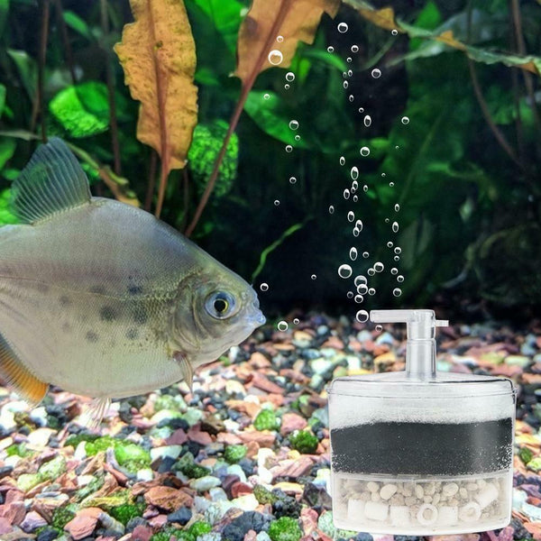 Efficient Aquarium Internal Corner Fish Tank Filter Pneumatic Filtration #gib