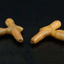 1Pcs Acupuncture Acupoint Stick Cross Hammer Wood Hand Foot Leg Massager He