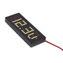 3X(Car Three-In-One Time Temperature Voltage Multi-Function Led Dot Matrix