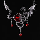 European Andamerican Jewelry Gothic Dragon Gem Jewelry Halloween Necklace C