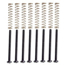 Set of 16 Double Coil Guitar Pickup Mounting Springs Screws for Electric Guitar
