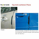 Hypersonic Car Door Edge Protectors Plastic Door Guard Black 4PCS