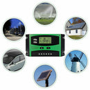 30A 12V 24V Solar Controller LCD Function Dual USB 5VDC Output Solar cells  B3T1