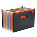 File Folder Organizer 12 24 Pockets Document Organizer Wrap and File Guides A2A5