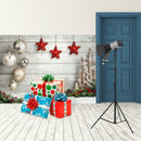 Christmas Photographic Art Cloth Backdrop Wall Studio Prop Family Decor (C)