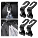 4-Pack Vehicle Car Back Seat Headrest Hook Hanger Uiversal for Bag Handbag