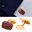 2 Packs Cufflinks Men's Shirts Jewelry Gift for Suits Jacket
