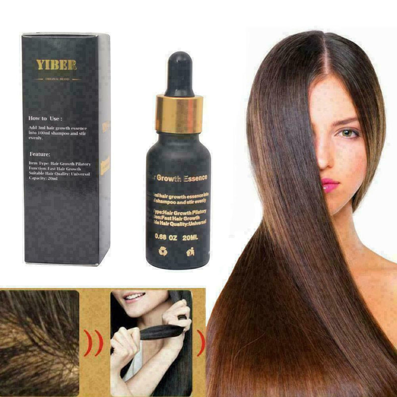 20Ml Natural Hair Growth Serum Essence Oil Hair Fiber Hair best Faster Grow W6S9