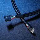 50cm USB 2.0 9 Pin Male to 9 Pin Female Adapter Extension Cable Cord Wire A