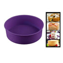 8 inch Silicone Mould Bakeware Round Cake Form Baking Pan color rando Gw