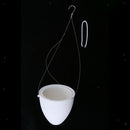 2pcs Frosted Hanging Self Watering Flower Pot Plant Planter Garden Decor