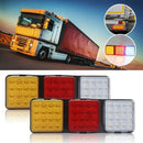 Trailer Rear Lights 2 Pack 48 Led 12V Waterproof Truck Tail Light Brake Par