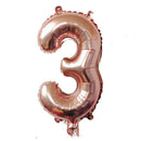 10pcs / Set Balloon Big 0-9 Number Foil Balloons Birthday Party Event Decor Lot