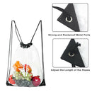 Clear Drawstring Bag Waterproof Stadium Drawstring Backpack