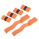 6 Pieces Tennis Badminton Squash Racket Grip Overgrip Tape Orange