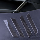 4x Carbon Fiber Interior Door Handle Trim Cover fit for VW Golf MK7 MK7.5 2018