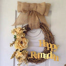 1Pcs Ramadan Decoration 30Cm Easter Decoration Wedding Wreaths Decoration G