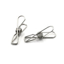 10Pcs Metal Clothes Pegs Stainless Steel Washing Line Hanger Photos Clip 3C