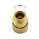 Brass Quick Connector M22 to 1/4 Male Adapter for Pressure Washer Connect