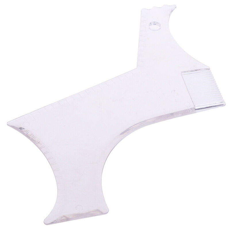 Men's Beard Combs Shaping Styling Template Comb Transparent for Hair Trim Be Gw