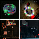 LED Basketball Hoop Rim Light for Kids Solar Night Shooting Accessories