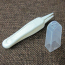 2Pcs Baby Plastic Safety Care Ear Nose Navel Cleaning Tweezers Safety Forceps