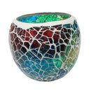 Pack 3 Mosaic Glass Candle Holder Tealight Votive Holder Wedding Party Decor