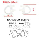 20 Pcs Silicone Earbud For Covert Acoustic Tube Earpiece Walkie Talkie Radio