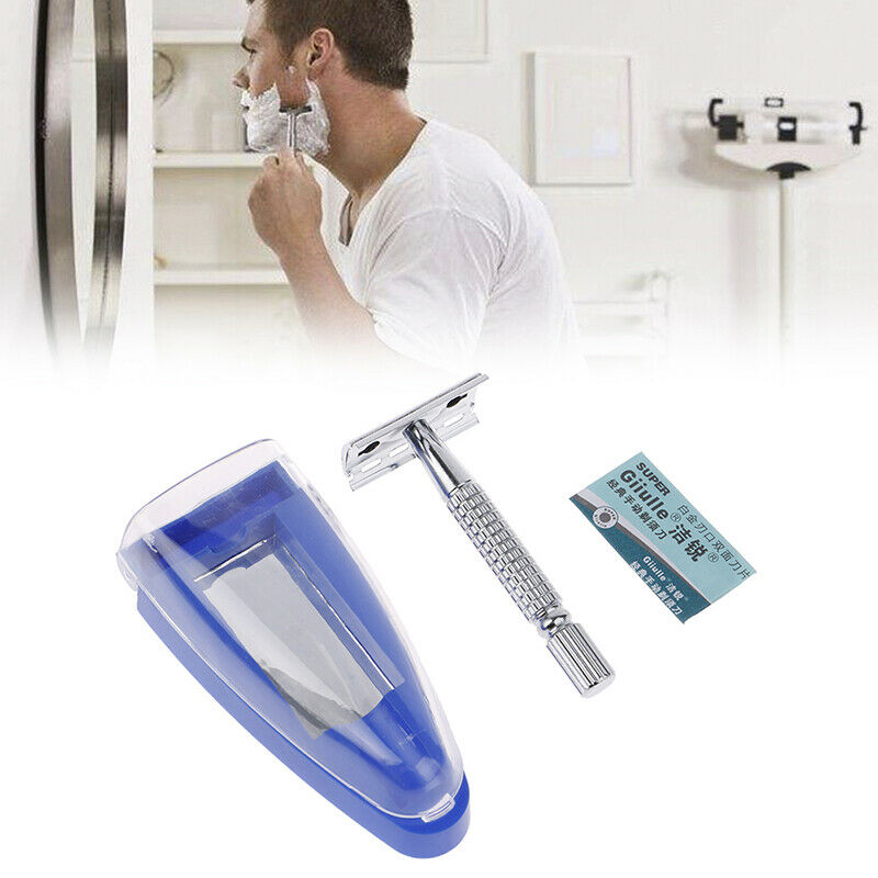 Men Shaver Steel Handle Razor Razor Shaver Double Edges Manual Shaver With B Gw