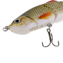 5pcs 4.7'' 4 Segments Fishing Baits Lures Swimbait Life-like Trout Striper