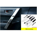 8Pcs Car Accessories Interior Armrest Trim Stainless Steel Door Handle Trim