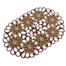 2pcs/set Floral Dining Table Place Mats Cloth Placemats Pads for Kitchen