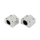 2pcs SCS6UU  Linear motion slide bearing block Al Rail guide shaft gfd NBM