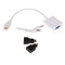 1080P Mini HDMI Male to VGA Female Video Converter Adapter Cable for PC TV