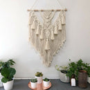 Macrame Wall Hanging Tapestry Wall Decor Boho Chic Bohemian Woven Home DecoB Ew
