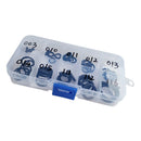 50Pcs 10 Sizes Dive O-Ring Kit for Scuba Diving Tank Valves, Hoses, Regulators,