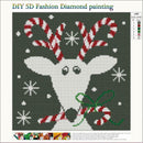 5D DIY Full Drill Diamond Painting Deer Cross Stitch Embroidery Craft Kits