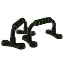 1 Pair Steel Push up Bars Chest Muscle Pushup Stands with Foam Grips Black
