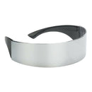 2pcs Funny Narrow Metallic Futuristic Soldier Space Robot Party Glasses Prop