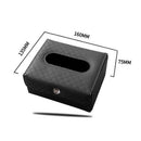 New PU Leather Portable Folding Tissue Box Hotel Car Home Office Pumping Pa