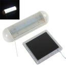 10 LED Solar Powered Shed Light Rechargeable Indoor Garage Pull Lamp Kit Garden