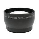 52mm 2x Professional High Definition Telephoto Conversion Lens for Canon Sony