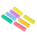 28 Grids Pills Storage Box Portable Tablet Candy Medicine Holder(Rainbow)
