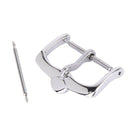 Solid Stainless Steel Clasp Tongue Buckle Deployment for Watch Band Strap--