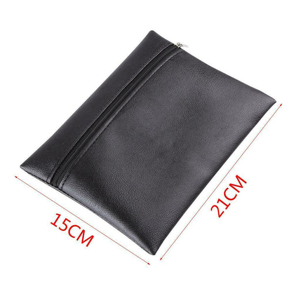 Makeup Brush Storage Bag Zipper Waterproof PVC Cosmetic Pen Travel Organize A#S