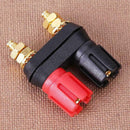 1pc Amplifier Speaker Banana Plug w/ Red+ Black Couple Terminals Connector