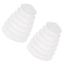 2X Electric Hammer Drill Rubber Dust Cover Dustproof Impact Power Tool White