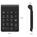 2.4G Numeric Keypad Wireless Keypad Extensions with Mouse for Laptop Desktop