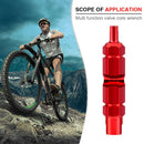 Bicycle Tire Air Nozzle Wrench Valve Core Disassembly Tube Tools (Red) A
